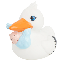 Lilalu - Badeand, Stork med Baby